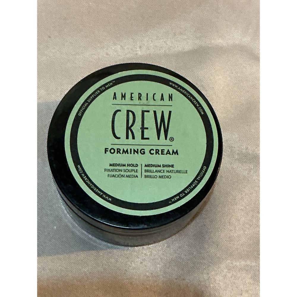 American Crew Forming Cream Mens 3oz Green Medium Hold Shine New No Box Pomade
